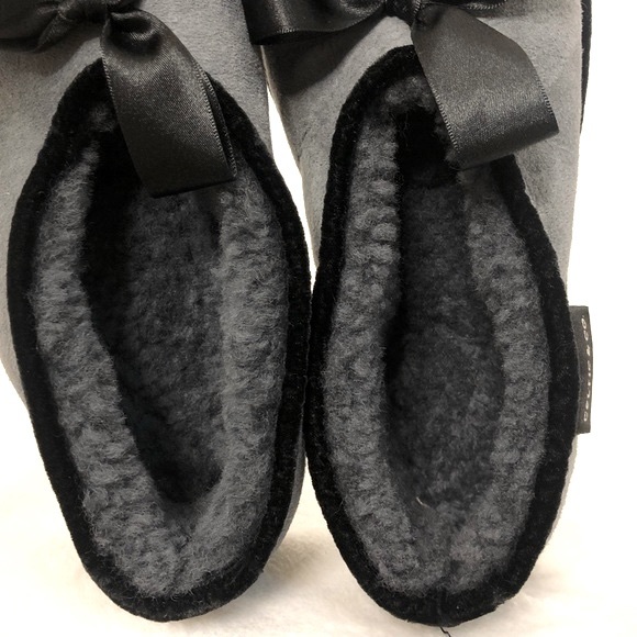 Celtic & Co Gray Shearling Ballerina Slipper Women’s Size 7 - Picture 5 of 8